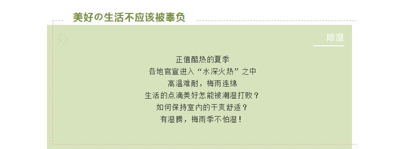 如何避免生活的樂趣被潮濕影響？