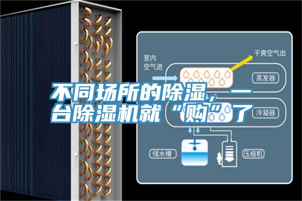 不同場所的除濕，一臺除濕機就“購”了