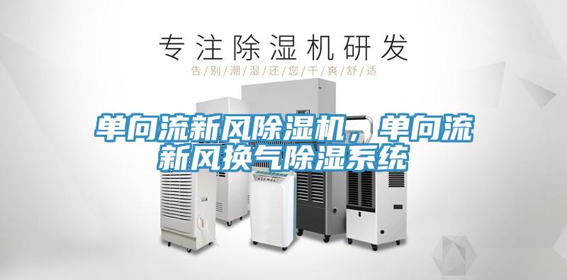 單向流新風除濕機，單向流新風換氣除濕系統