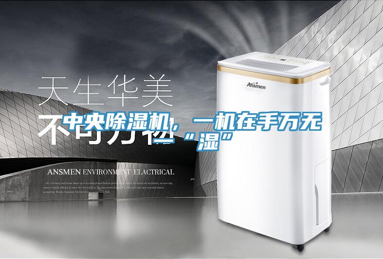中央除濕機，一機在手萬無一“濕”