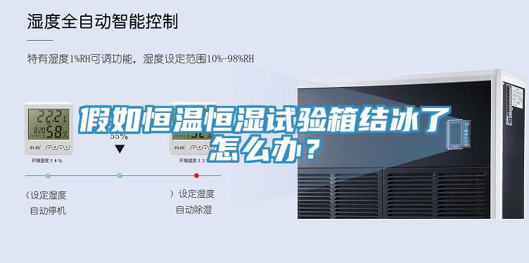假如恒溫恒濕試驗(yàn)箱結(jié)冰了怎么辦？
