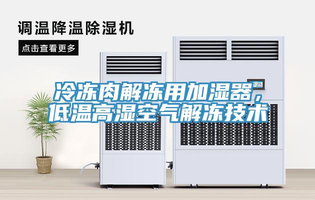 冷凍肉解凍用加濕器，低溫高濕空氣解凍技術(shù)