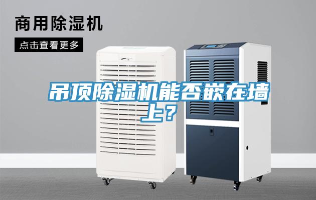 吊頂除濕機能否嵌在墻上？