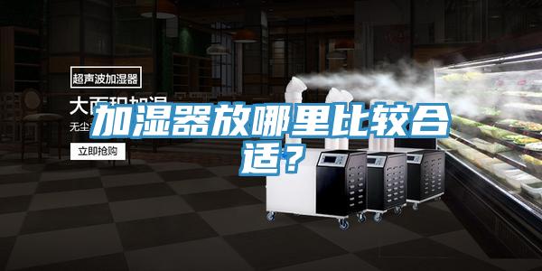 加濕器放哪里比較合適？