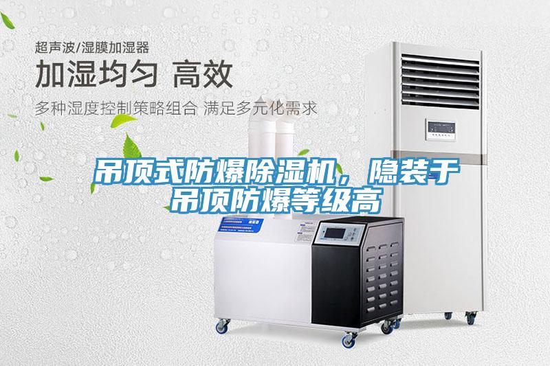 吊頂式防爆除濕機(jī)，隱裝于吊頂防爆等級高