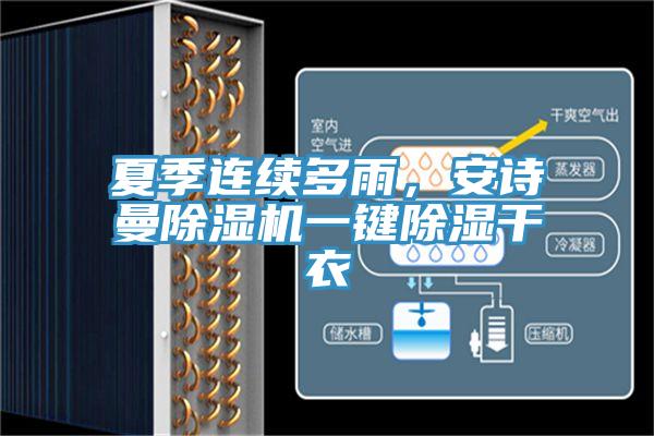 夏季連續(xù)多雨，安詩曼除濕機一鍵除濕干衣
