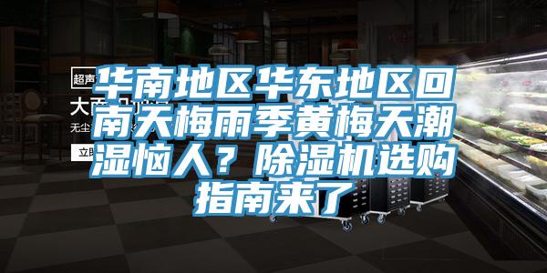 華南地區(qū)華東地區(qū)回南天梅雨季黃梅天潮濕惱人？除濕機選購指南來了