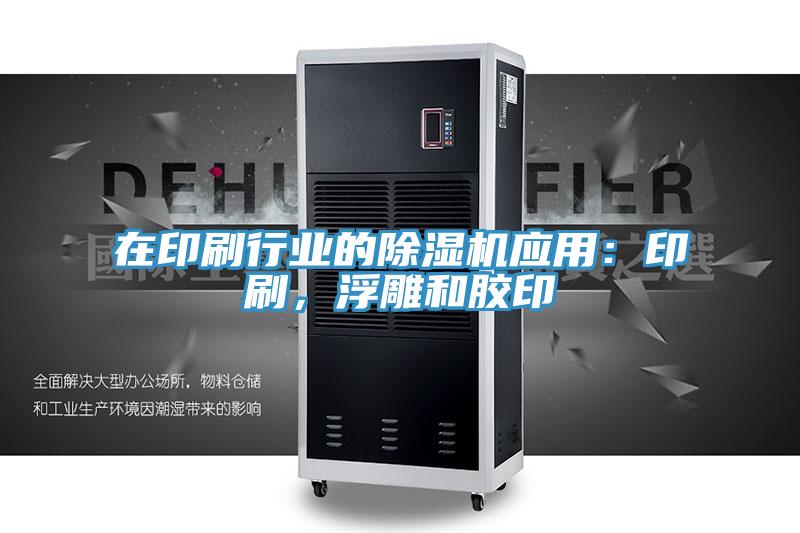 在印刷行業(yè)的除濕機應(yīng)用：印刷，浮雕和膠印