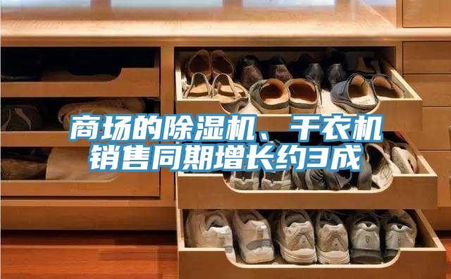商場(chǎng)的除濕機(jī)、干衣機(jī)銷售同期增長(zhǎng)約3成