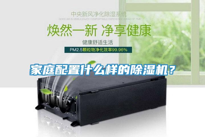 家庭配置什么樣的除濕機？