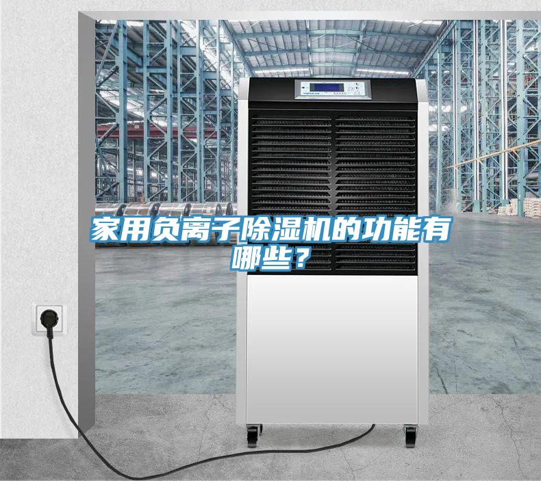 家用負離子除濕機的功能有哪些？