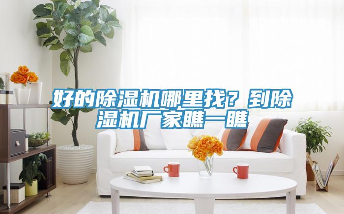 好的除濕機(jī)哪里找？到除濕機(jī)廠家瞧一瞧