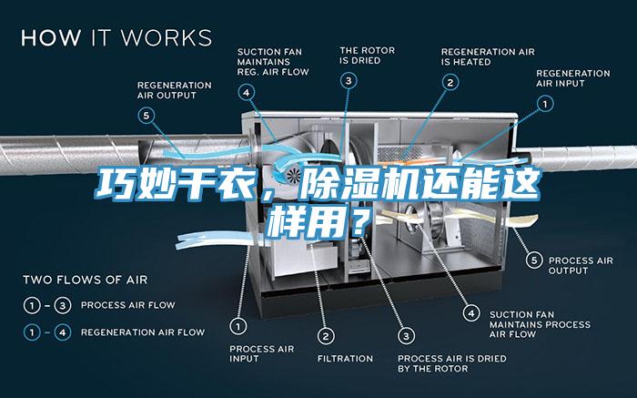 巧妙干衣，除濕機還能這樣用？