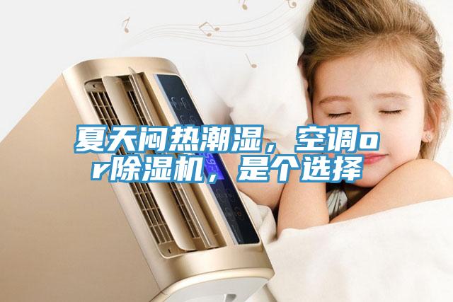 夏天悶熱潮濕，空調or除濕機，是個選擇