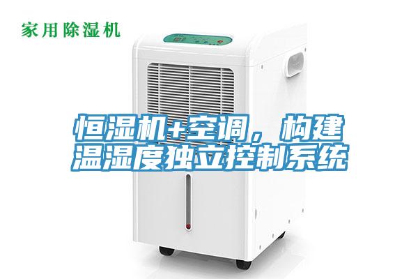 恒濕機+空調，構建溫濕度獨立控制系統(tǒng)