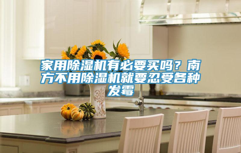 家用除濕機(jī)有必要買嗎？南方不用除濕機(jī)就要忍受各種發(fā)霉