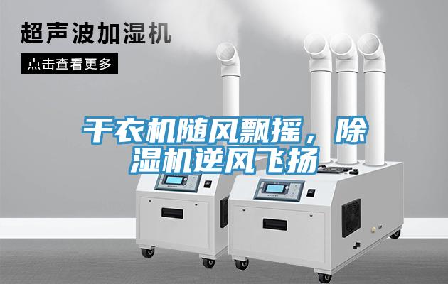 干衣機(jī)隨風(fēng)飄搖，除濕機(jī)逆風(fēng)飛揚(yáng)