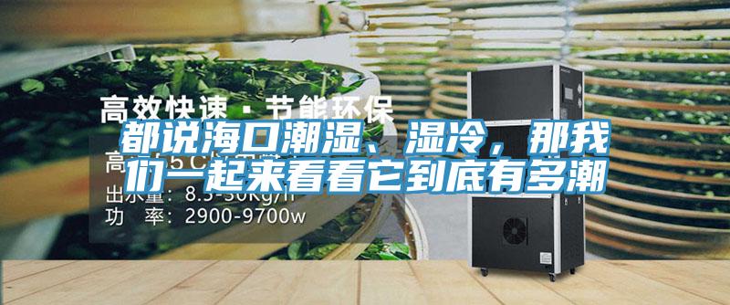 都說海口潮濕、濕冷，那我們一起來看看它到底有多潮