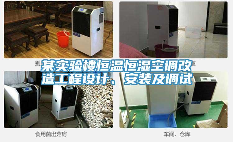 某實(shí)驗(yàn)樓恒溫恒濕空調(diào)改造工程設(shè)計(jì)、安裝及調(diào)試