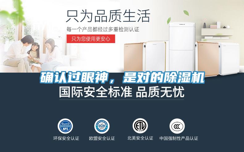 確認過眼神，是對的除濕機