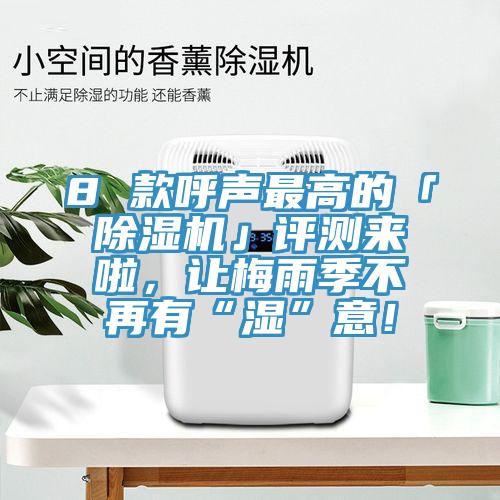 8 款呼聲最高的「除濕機」評測來啦，讓梅雨季不再有“濕”意！