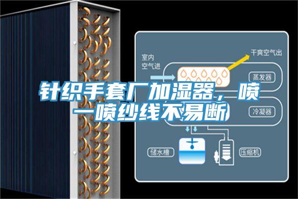 針織手套廠加濕器，噴一噴紗線不易斷