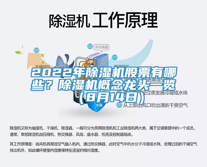 2022年除濕機(jī)股票有哪些？除濕機(jī)概念龍頭一覽（8月14日）
