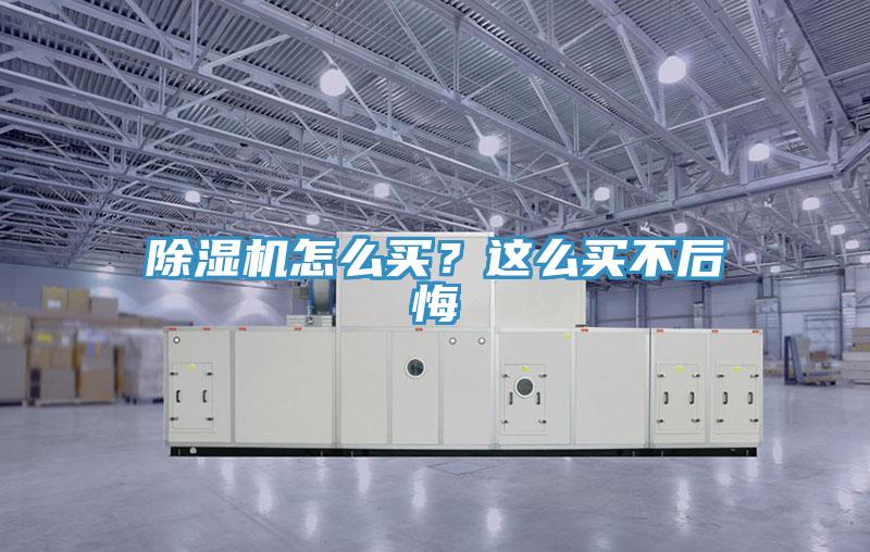 除濕機(jī)怎么買？這么買不后悔