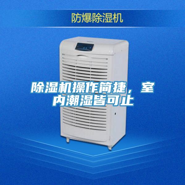 除濕機(jī)操作簡捷，室內(nèi)潮濕皆可止
