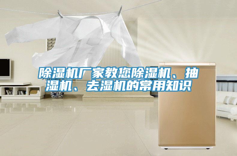 除濕機廠家教您除濕機、抽濕機、去濕機的常用知識