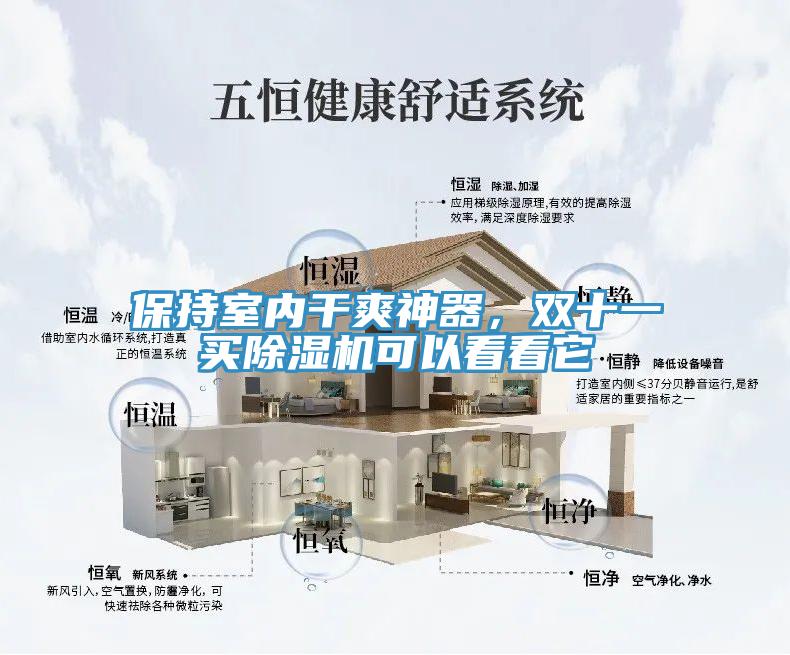 保持室內(nèi)干爽神器，雙十一買除濕機(jī)可以看看它