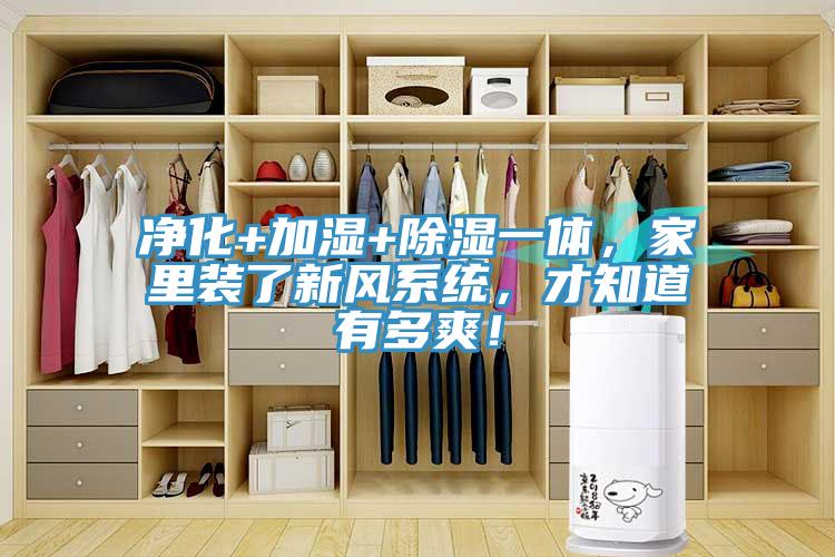 凈化+加濕+除濕一體，家里裝了新風(fēng)系統(tǒng)，才知道有多爽！