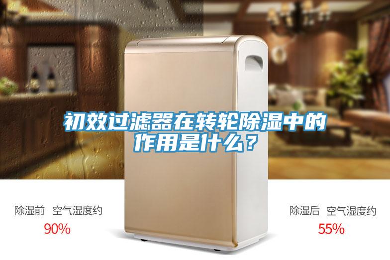 初效過濾器在轉(zhuǎn)輪除濕中的作用是什么？