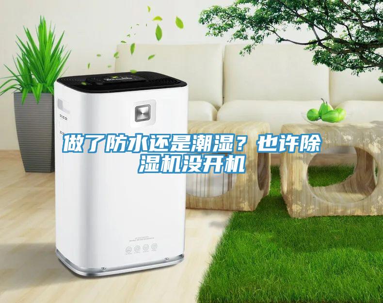 做了防水還是潮濕？也許除濕機(jī)沒開機(jī)