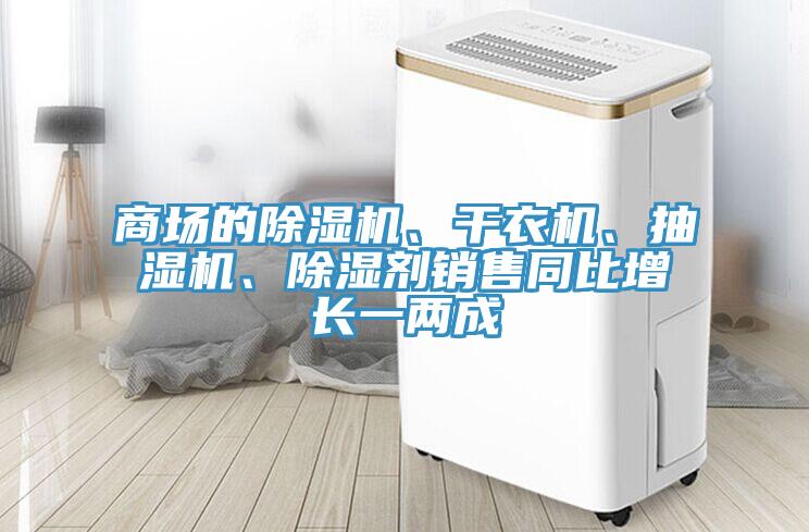 商場(chǎng)的除濕機(jī)、干衣機(jī)、抽濕機(jī)、除濕劑銷售同比增長(zhǎng)一兩成