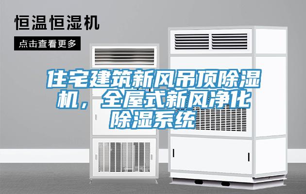 住宅建筑新風(fēng)吊頂除濕機(jī)，全屋式新風(fēng)凈化除濕系統(tǒng)