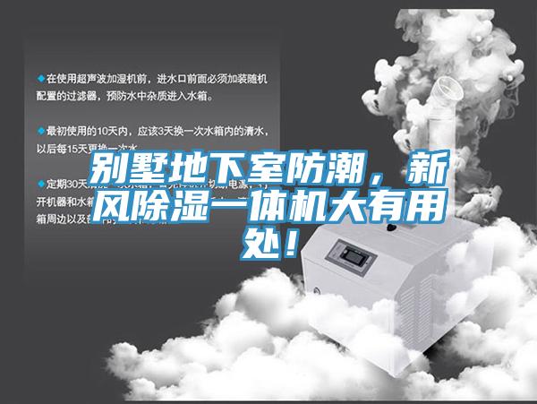 別墅地下室防潮，新風除濕一體機大有用處！