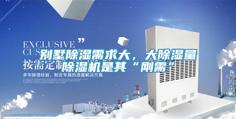 別墅除濕需求大，大除濕量除濕機是其“剛需”