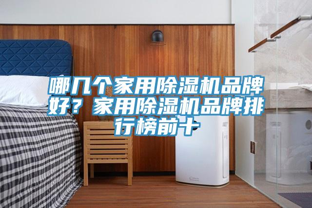 哪幾個家用除濕機品牌好？家用除濕機品牌排行榜前十