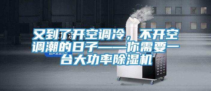 又到了開空調(diào)冷，不開空調(diào)潮的日子——你需要一臺大功率除濕機