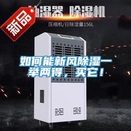 如何能新風(fēng)除濕一舉兩得，買它！