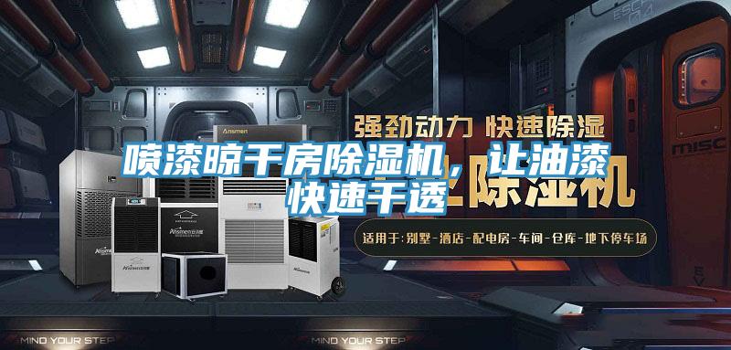 噴漆晾干房除濕機(jī)，讓油漆快速干透