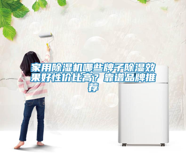 家用除濕機哪些牌子除濕效果好性價比高？靠譜品牌推薦