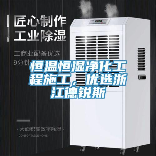 恒溫恒濕凈化工程施工，優(yōu)選浙江德銳斯