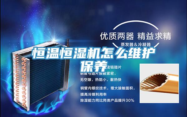 恒溫恒濕機怎么維護(hù)保養(yǎng)
