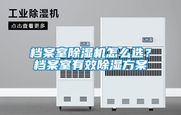 檔案室除濕機(jī)怎么選？檔案室有效除濕方案