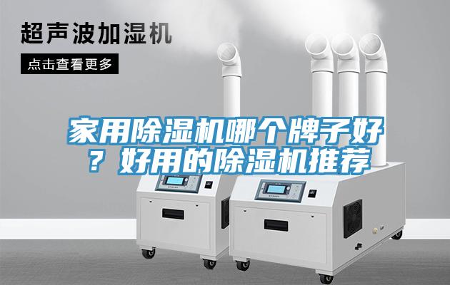 家用除濕機哪個牌子好？好用的除濕機推薦