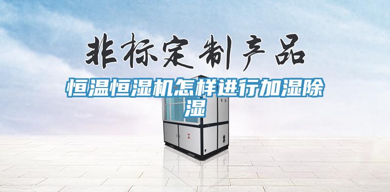 恒溫恒濕機怎樣進(jìn)行加濕除濕