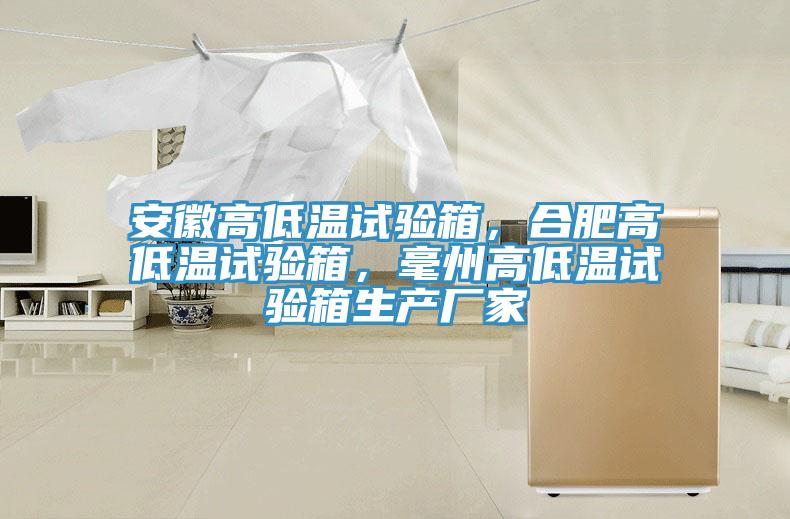 安徽高低溫試驗箱，合肥高低溫試驗箱，毫州高低溫試驗箱生產(chǎn)廠家