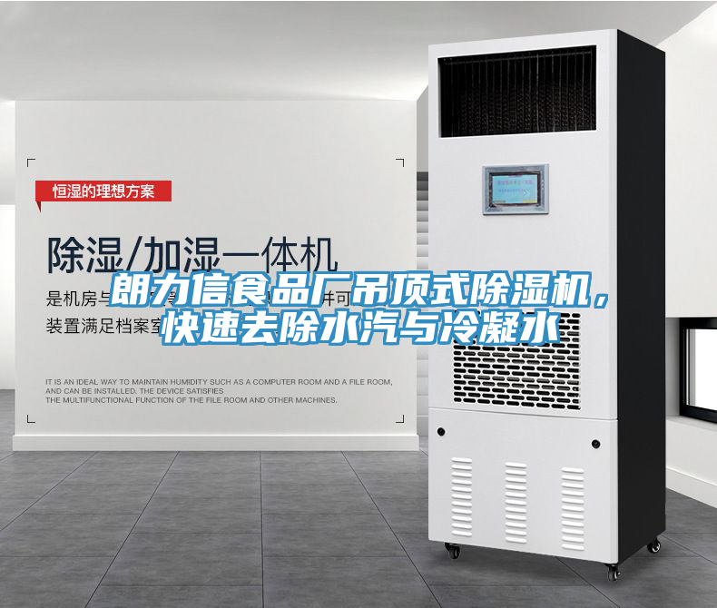 朗力信食品廠(chǎng)吊頂式除濕機(jī)，快速去除水汽與冷凝水